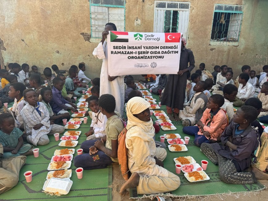 Afrika Sudan’da 5000 ihtiyaç sahibi insana Ramazan boyunca iftar vererek gıda kolisi dağıttık